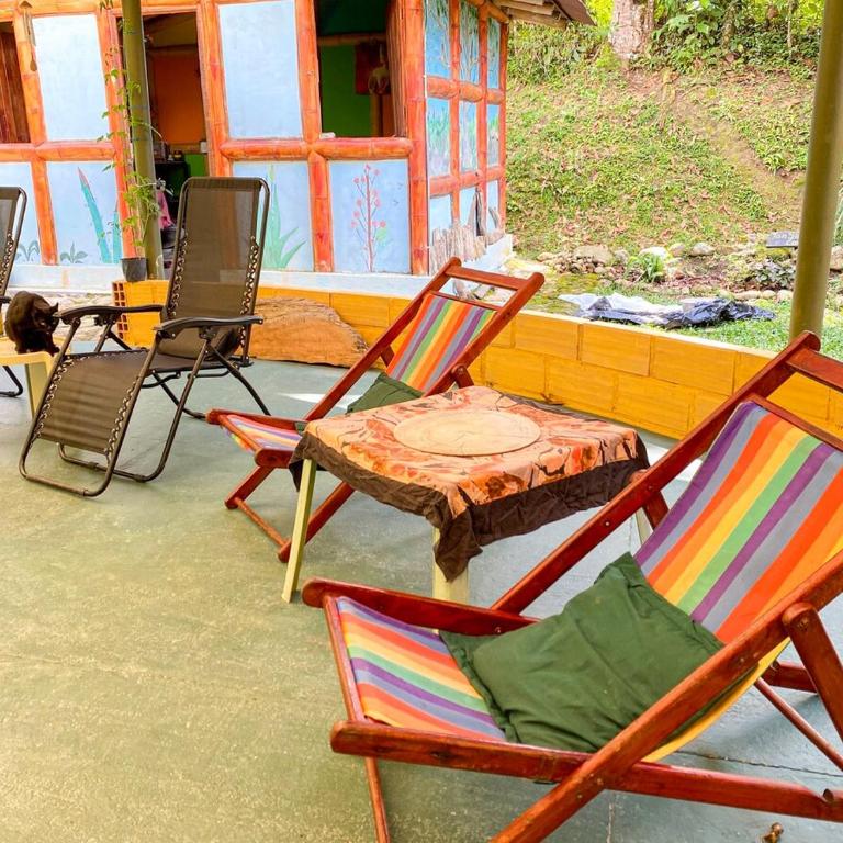 Habitación ideal para familia o amigos a borde de rio y mucha naturaleza - Apartamento de 1 dormitorio - 8
