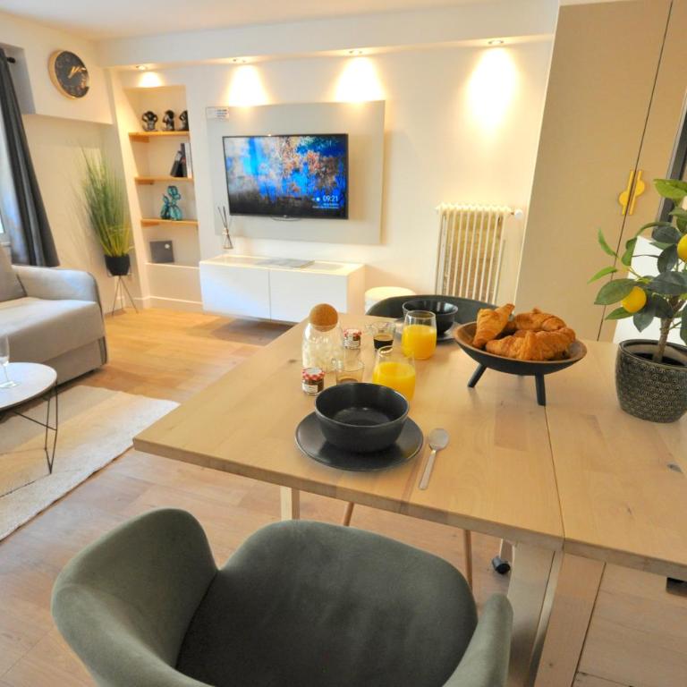 MONACO - MENTON - 4 PERSONS - HYPERCENTER - PARKING - CLIM - FULL RENOVATED - FAST WIFi - Appartement 1 Chambre - 8