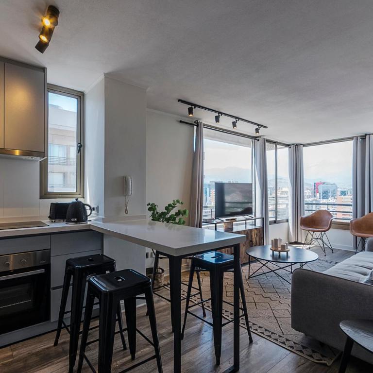 Vista a la cordillera y terraza en Las Condes - Apartamento de 2 dormitorios con vistas a la montaña - 1