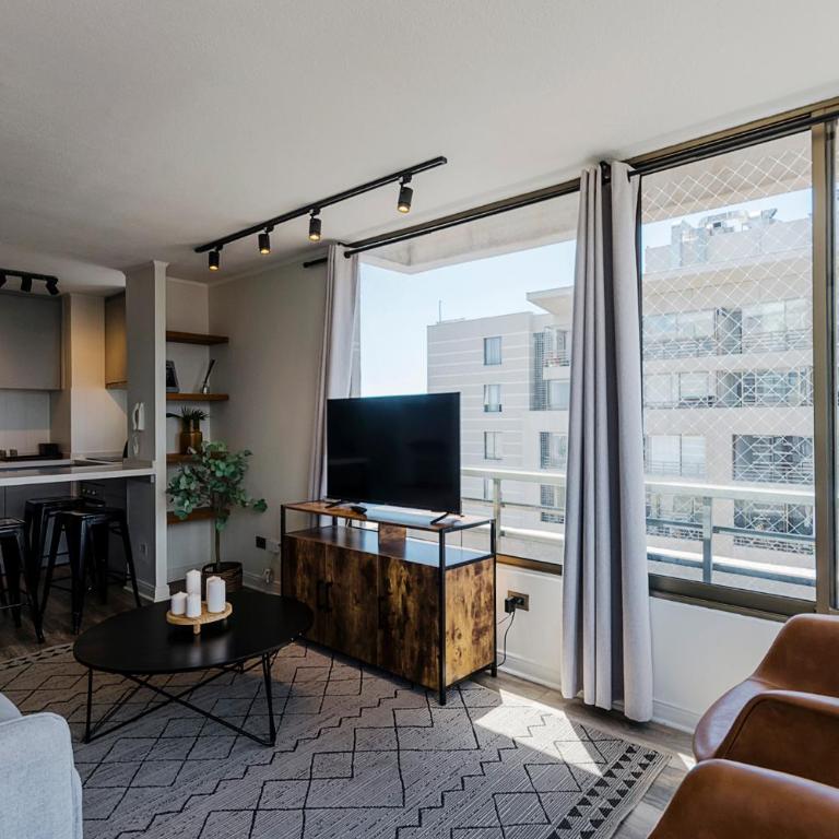 Vista a la cordillera y terraza en Las Condes - Apartamento de 2 dormitorios con vistas a la montaña - 7