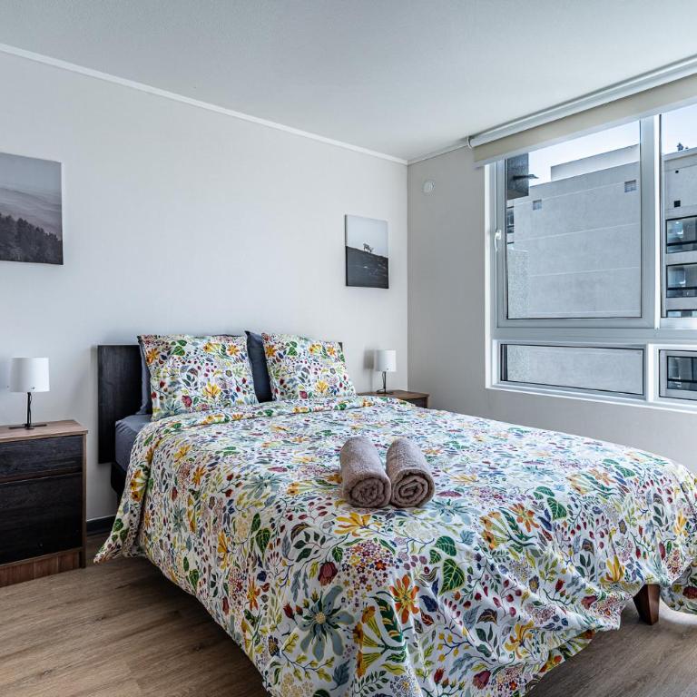 Acogedor y moderno depto con terraza en La Florida - Apartamento de 1 dormitorio - 1