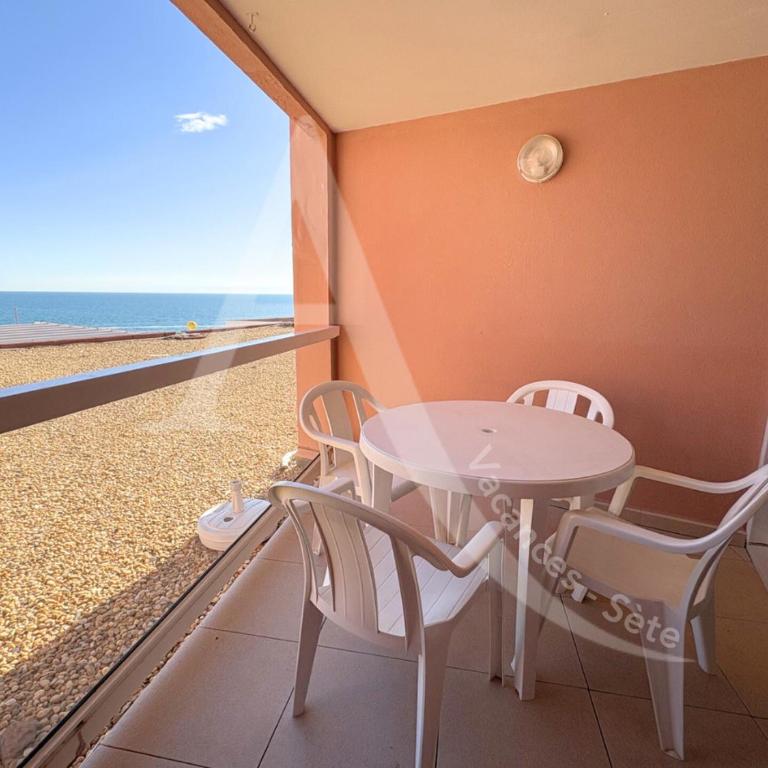 studio vue mer parking piscine tennis - Studio - 7