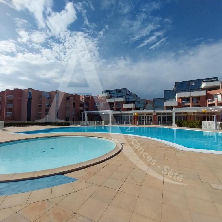 studio vue mer parking piscine tennis - Studio - 13