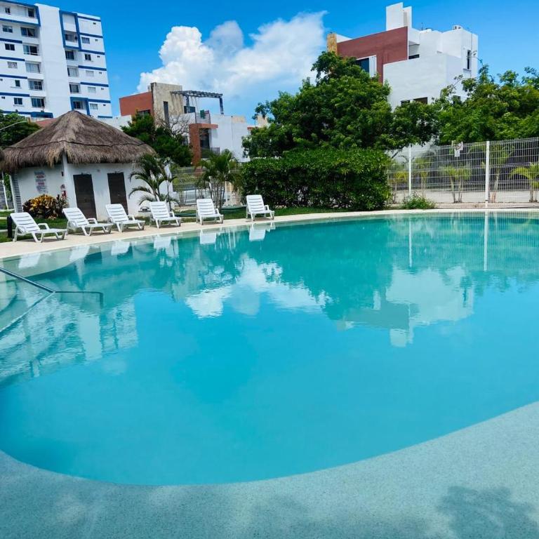 Depa en Cancun con alberca - Apartamento de 2 dormitorios - 19
