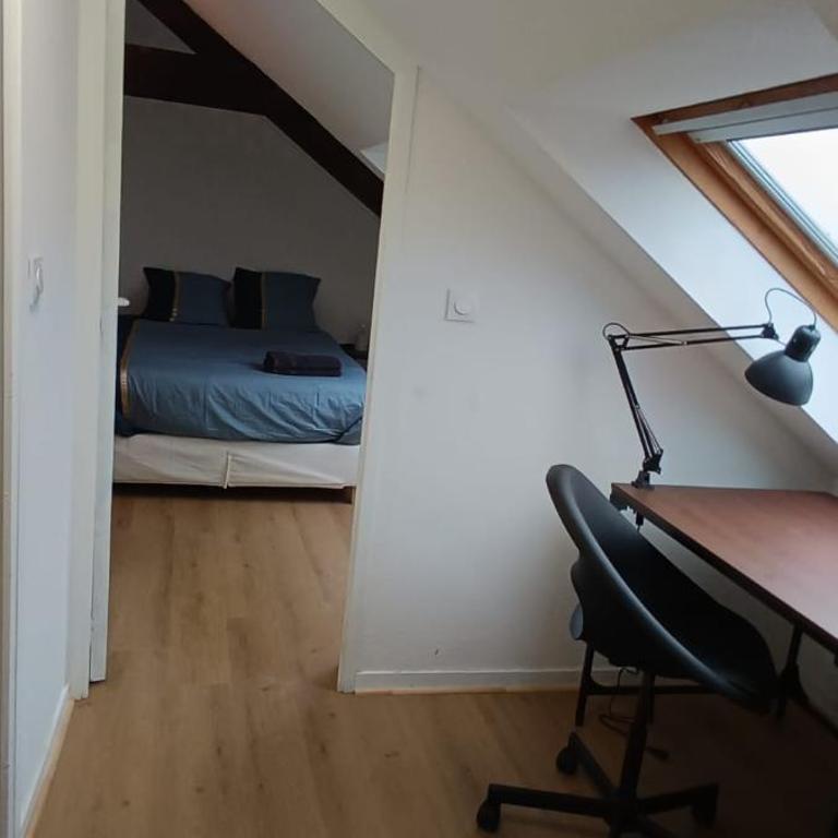 La Suite Mìmì 光 Duplex - 2chambres2Sallesd'eau - Second Lodge Rennes - Two-Bedroom Apartment - 2