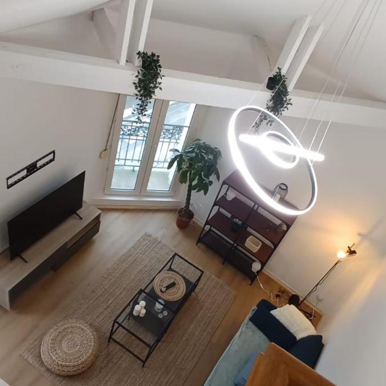 La Suite Mìmì 光 Duplex - 2chambres2Sallesd'eau - Second Lodge Rennes - Two-Bedroom Apartment - 4