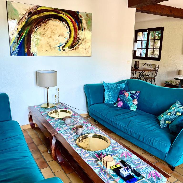 Entre Nice et Monaco grande Villa avec piscine privée 12 personnes - Villa - 10