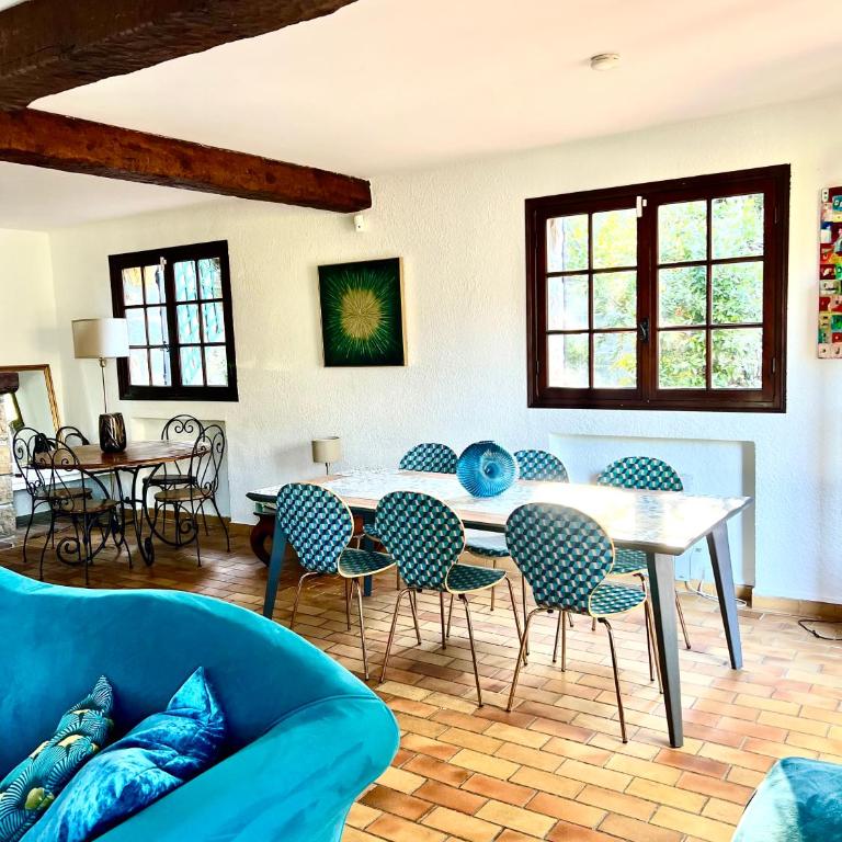 Entre Nice et Monaco grande Villa avec piscine privée 12 personnes - Villa - 8