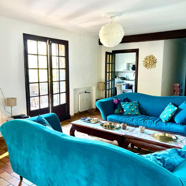 Entre Nice et Monaco grande Villa avec piscine privée 12 personnes - Villa - 7