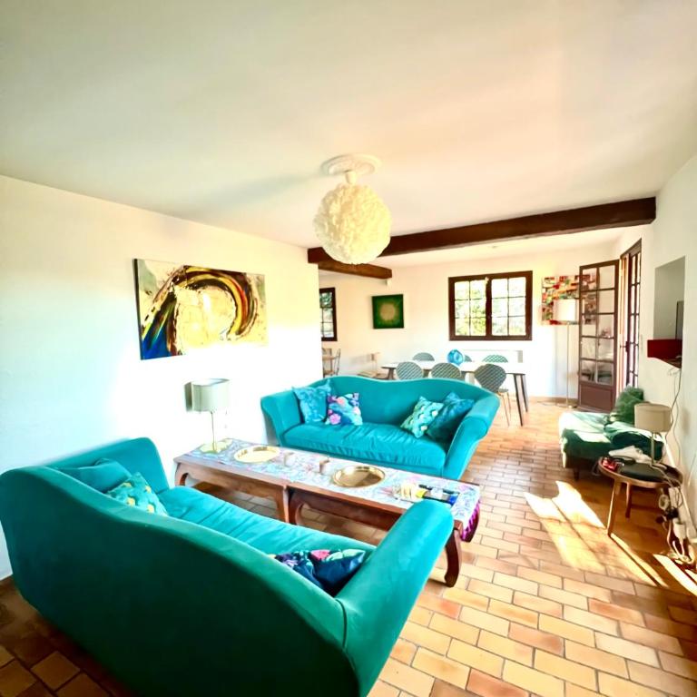 Entre Nice et Monaco grande Villa avec piscine privée 12 personnes - Villa - 5