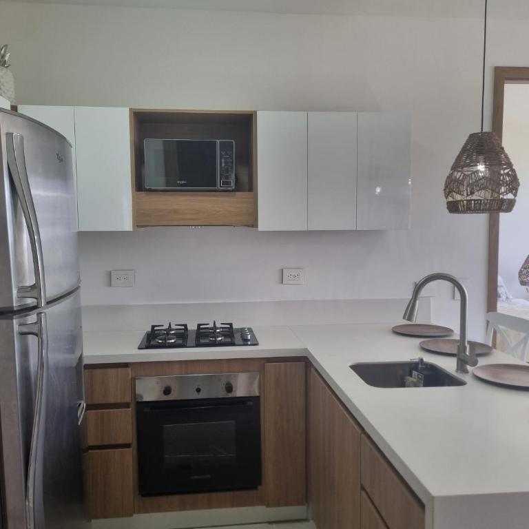 Apartamento con laguna de aguas cristalinas - Apartamento Familiar de 2 dormitorios con vistas - 7