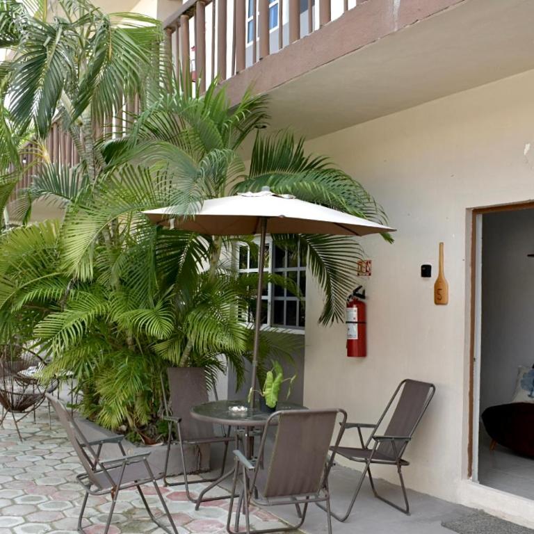 La casa del pescador Holbox - Habitación Doble Económica - 2 camas - 3