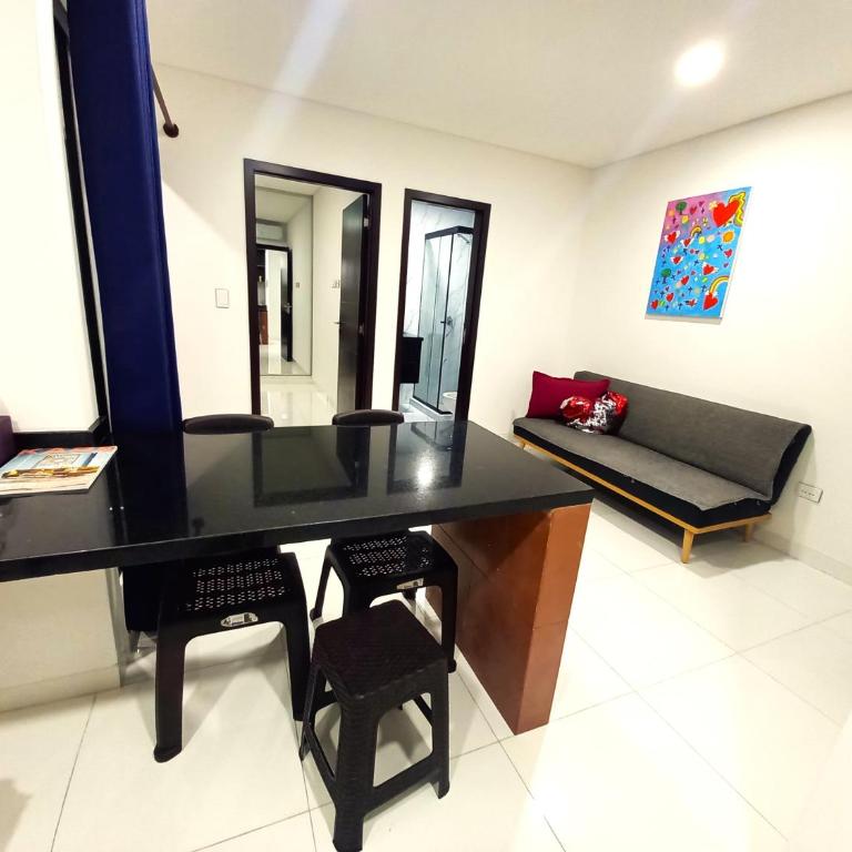 3G - Equipetrol con Estilo 1 Habitación con Balcón y TV 50 - Apartamento de 1 dormitorio - 48