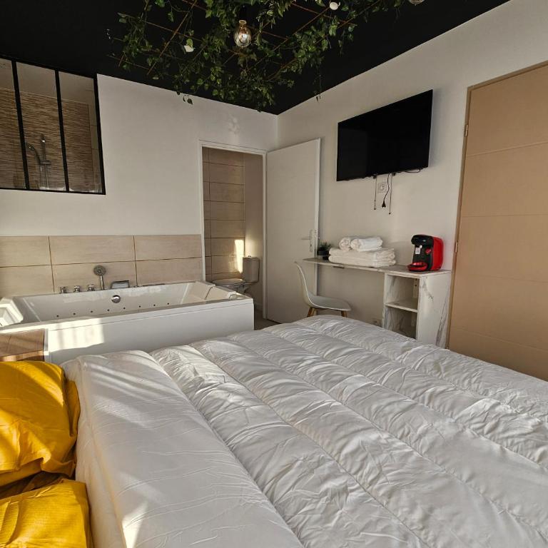 Evasion balneo - Chambre Double avec Salle de Bains Privative - 1