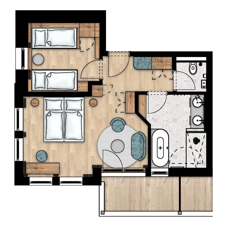 die Aussicht - Suite mit Bergblick - 2