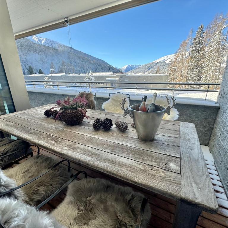 Alpine Luxury Apartment Davos with Spa Access to 5 Star Hotel - Apartment mit 2 Schlafzimmern - 10