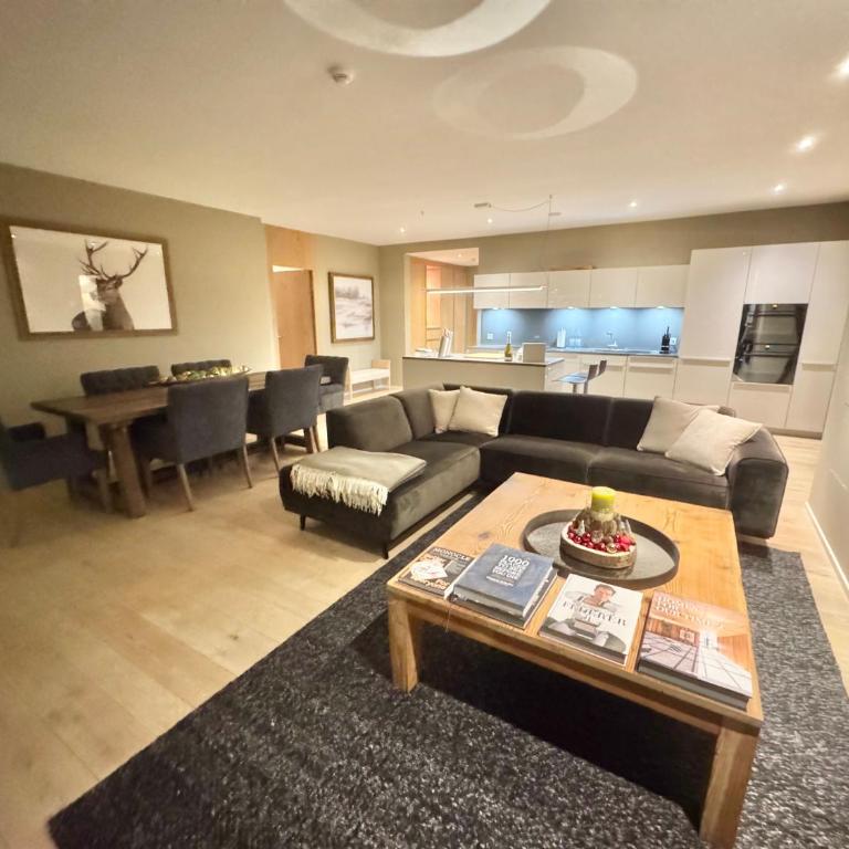 Alpine Luxury Apartment Davos with Spa Access to 5 Star Hotel - Apartment mit 2 Schlafzimmern - 6