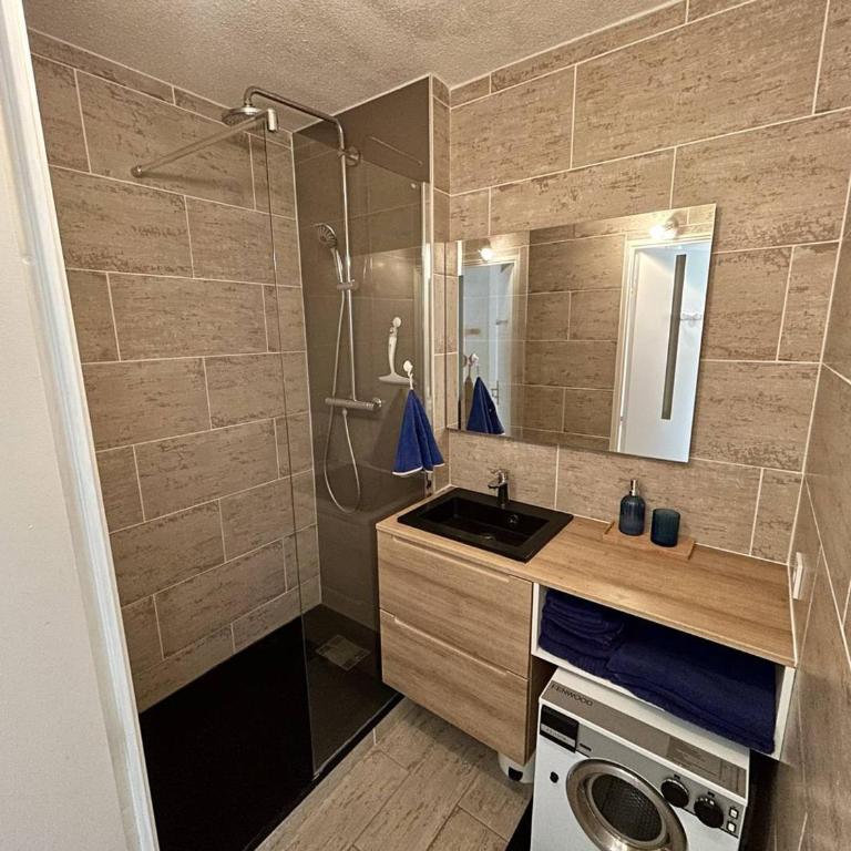 T2 Cabine Climatisé à Argelès avec Parking - FR-1-388-228 - Apartment - 6