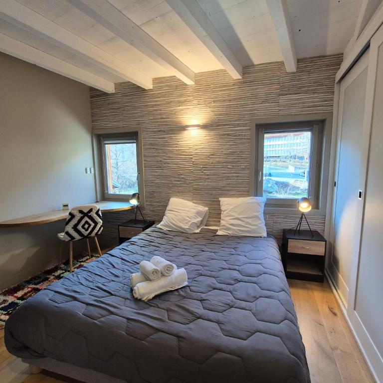 Plein centre ville, Sublime appartement avec terrasse - Bourg Saint Maurice - Apartment mit 3 Schlafzimmern - 15