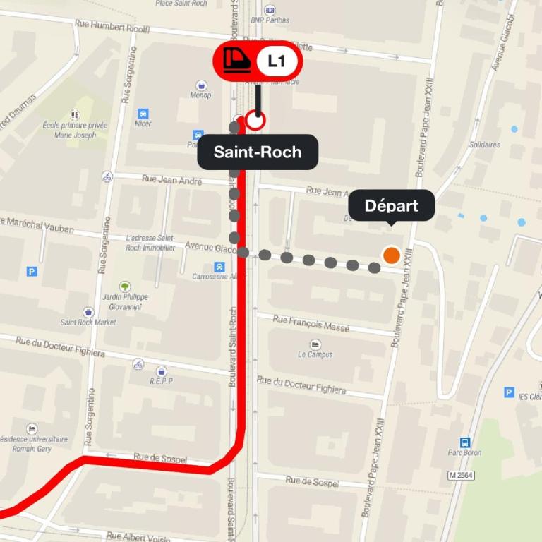 Nid douillet rénové et tramway à 1 min - Apartamento de 1 dormitorio - 9