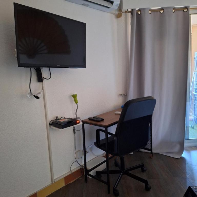 T2 climatisé au LAGON BLEU classé 2 étoiles, garage box ferme, tennis, piscine de 1200 m2 - Appartement 1 Chambre - 19