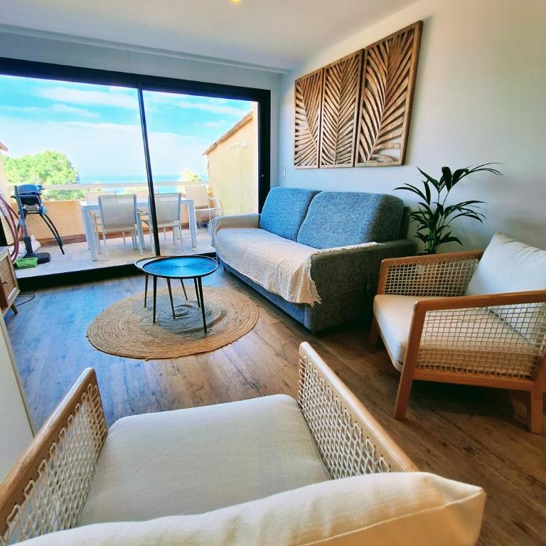 Superbe T3 vue sur mer parking privé classé 3 étoiles - Apartamento de 2 dormitorios - 11