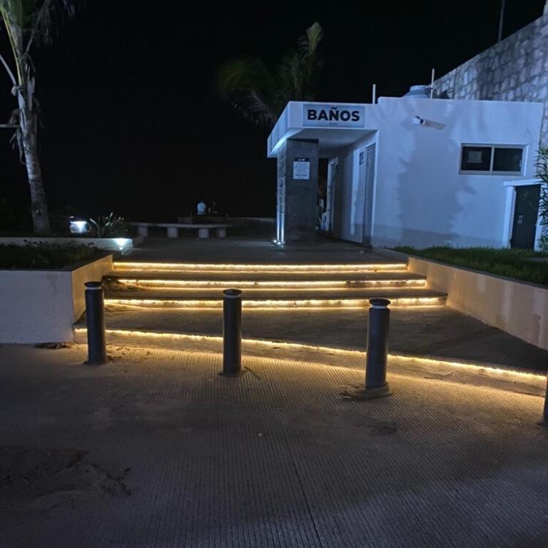 Nuevo departamento con acceso frente a la playa, jacuzzi y alberca climatizada - One-Bedroom Apartment - 52