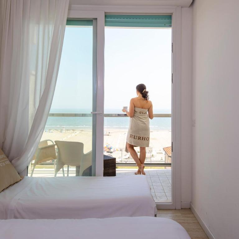 Eurhotel - Camera Matrimoniale/Doppia con Letti Singoli con Vista Mare Frontale - 9
