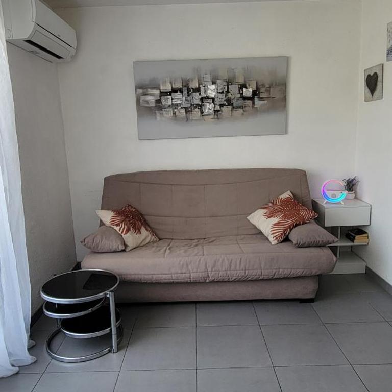 Studio cabine parking et clim 100 m de la plage - Apartment - 4