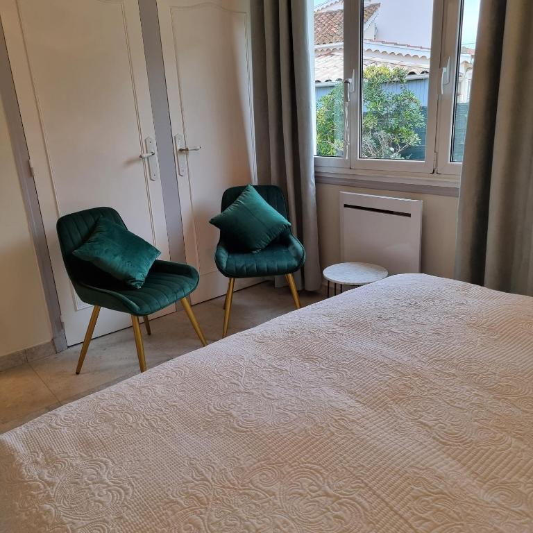 Villa Echauguette, Chambre et toilette privee Maison partagee avec la proprietaire - Double Room with Garden View - 22