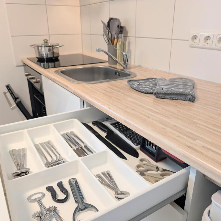 Neu! Münchner Oase mit zwei Terassen - Apartment mit 1 Schlafzimmer - 16
