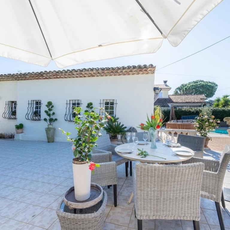 Villa cap d 'Antibes Salis Beach 30 meters - Villa mit privatem Pool - 19