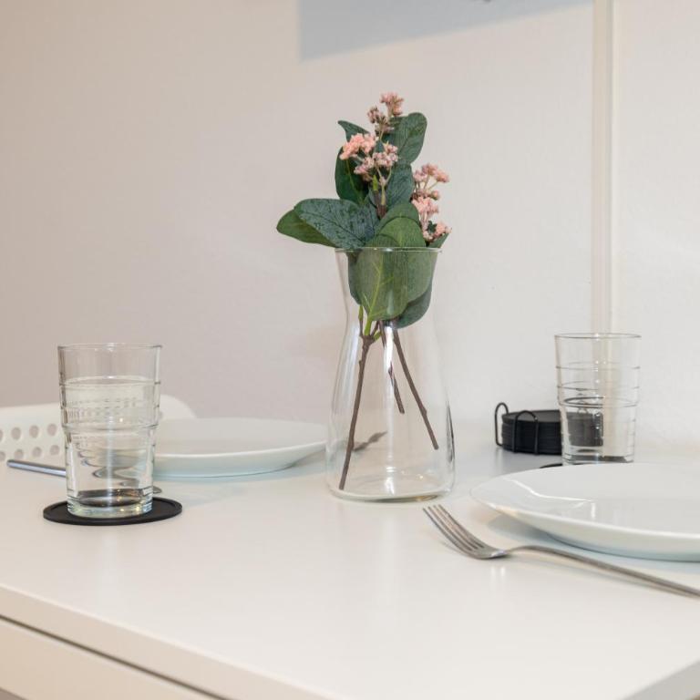 Gemütliche, moderne Ferienwohnung in Stadtnähe - Apartment mit 1 Schlafzimmer und Balkon - 19