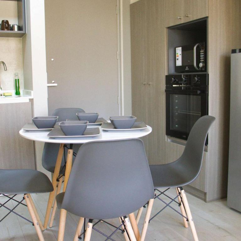 HOM I Depto 1D1B nuevo en Carmen, Santiago Centro CM607 - Apartamento - 5
