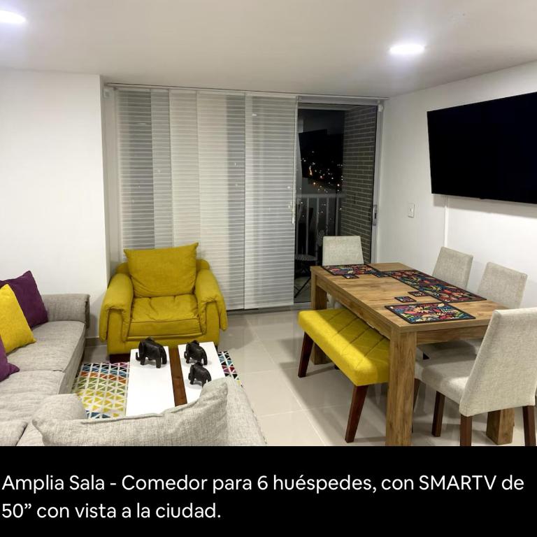 Lujoso apartamento con aire acondicionado en calle 60 Ibagué Tolima - Apartamento de 3 dormitorios - 3