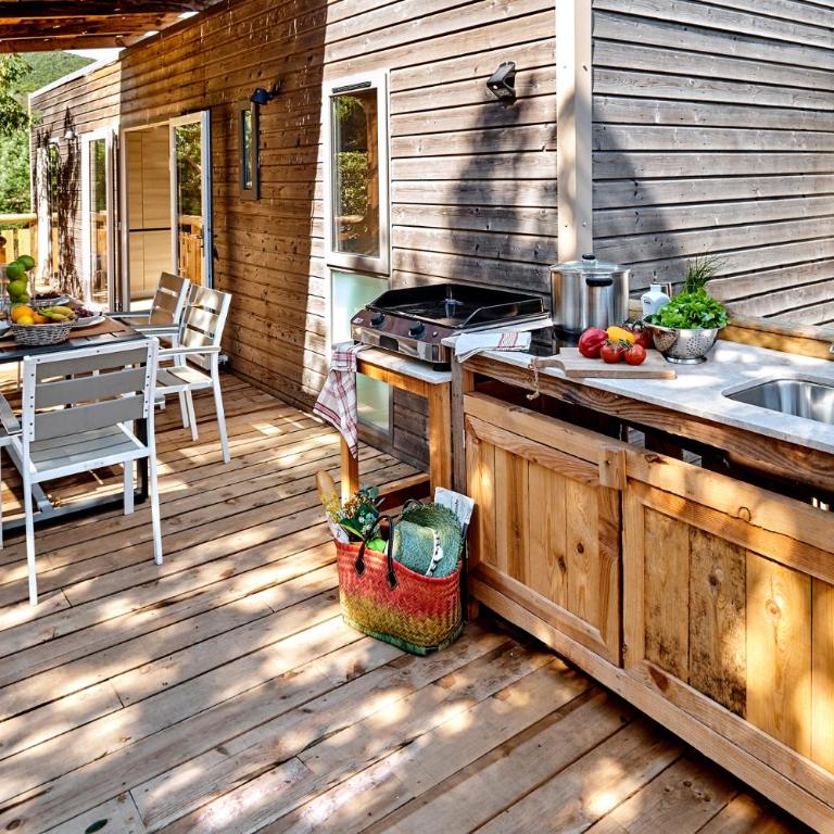 Camping Au Paradis des Campeurs Premium - Lodge 3 Chambres avec Spa - 7