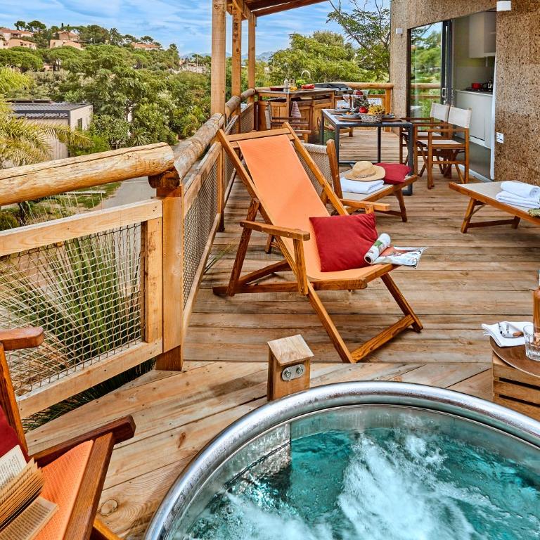 Camping Au Paradis des Campeurs Premium - Lodge 2 Chambres avec Spa - 3