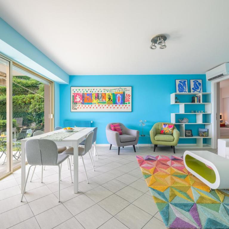 Les Miradors, charmant appartement de 2 chambres en RDC, jardin privatif, piscine, vue mer et parking - Apartment mit 2 Schlafzimmern - 4