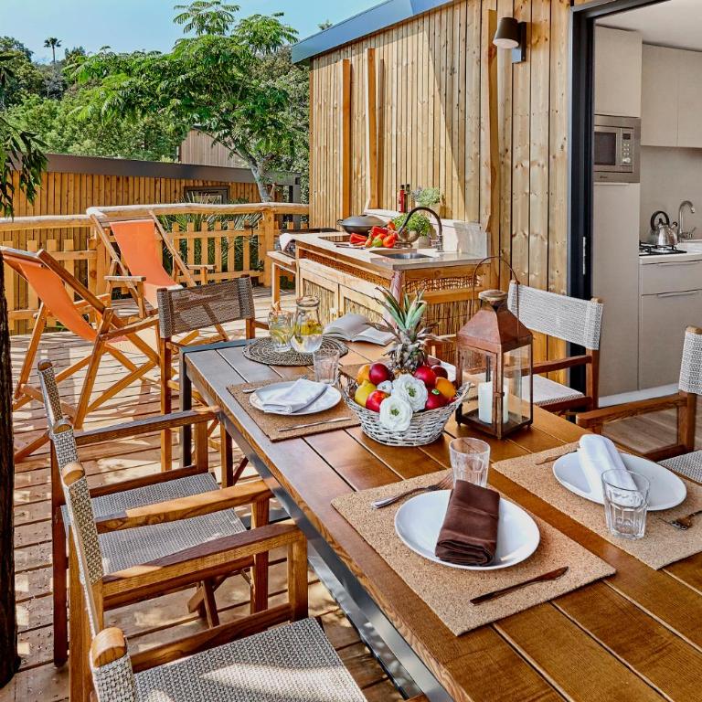 Camping Au Paradis des Campeurs Premium - Lodge Deluxe - Vue Panoramique sur Mer - 4
