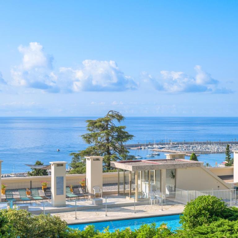 Les Miradors, charmant appartement de 2 chambres en RDC, jardin privatif, piscine, vue mer et parking - Apartment mit 2 Schlafzimmern - 2