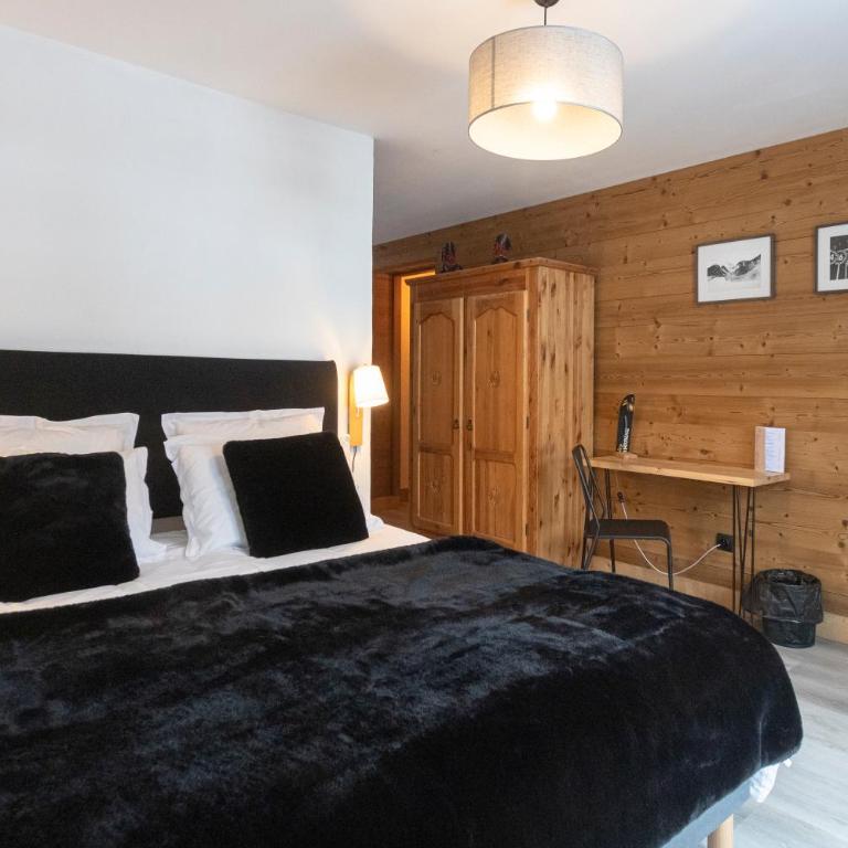 Les 9 Névés, Restaurant & Chambres d'hôtes - Chambre Double Deluxe - 5