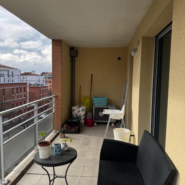 Toulouse Marengo-Gare Matabiau - Médiathèque-Allées Jean Jaurès proche ligne B Parking privé sécurisé gratuitprivé - Apartment with Terrace - 16