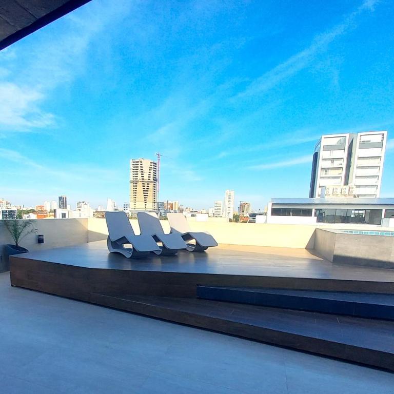 5L - Monoambiente Moderno y Equipado Smart TV 50 y Lavadora - Apartamento de 1 dormitorio - 17