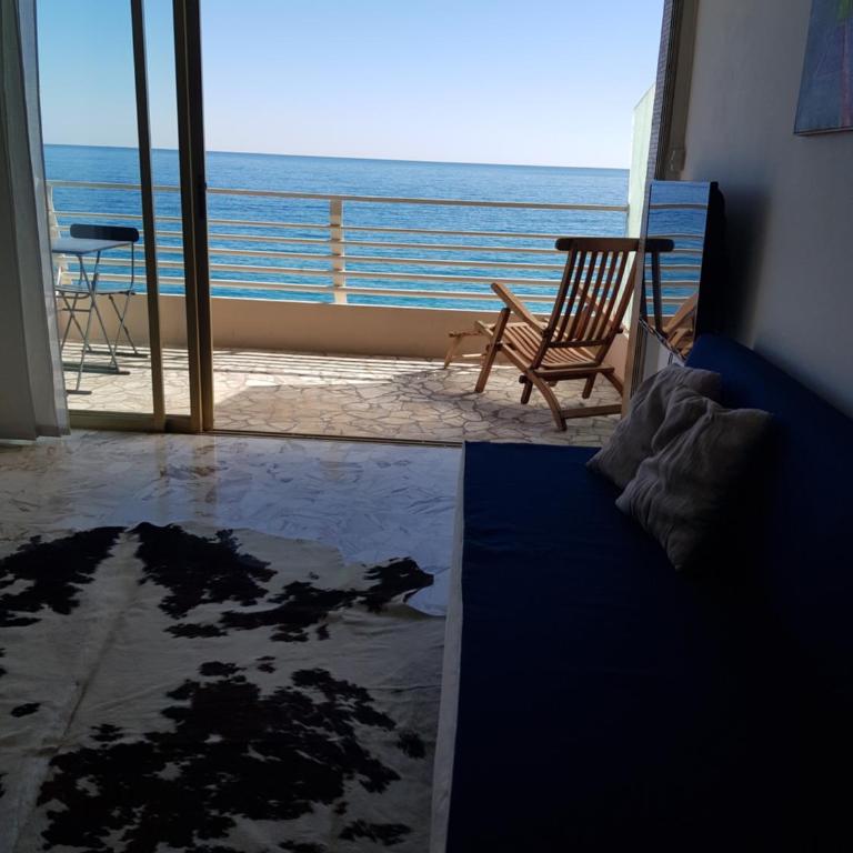 Menton front bord de mer Côte d'Azur Florentina sea view French Riviera proche Monaco Montecarlo superb studio - Studio - Vue sur Mer - 8