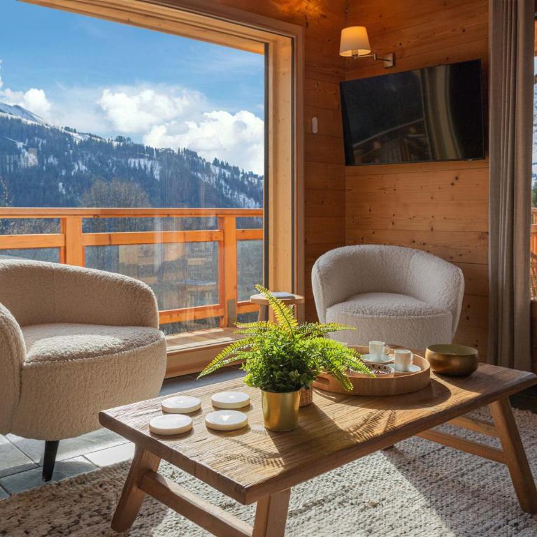 Chalet 4★, 12 pers, spa, vue panoramique, proche navette - FR-1-304-302 - Chalet - 13