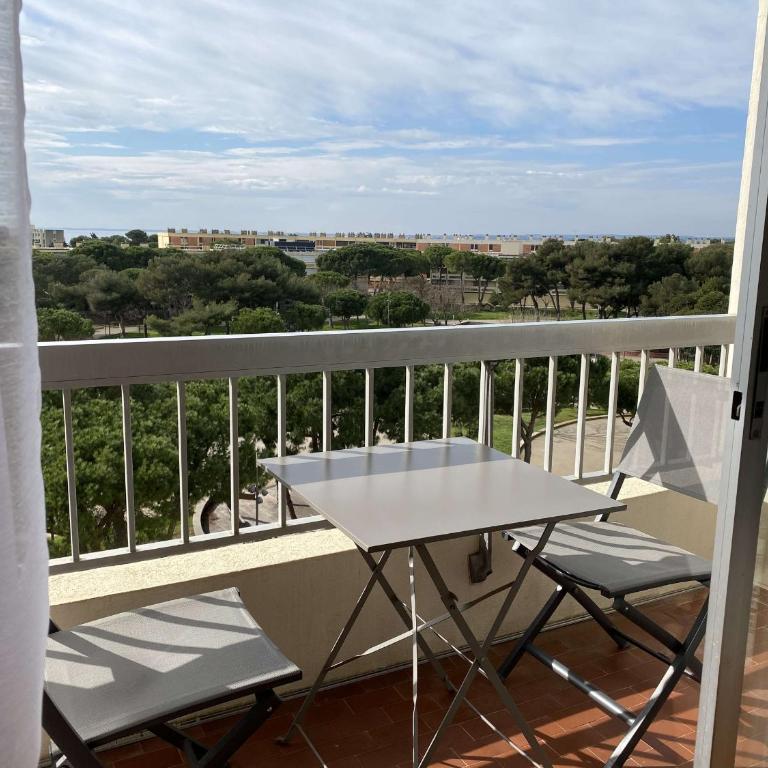 Appartement T1 lumineux avec balcon et vue sur étang à Balaruc-les-Bains - FR-1-553-295 - Apartment - 13