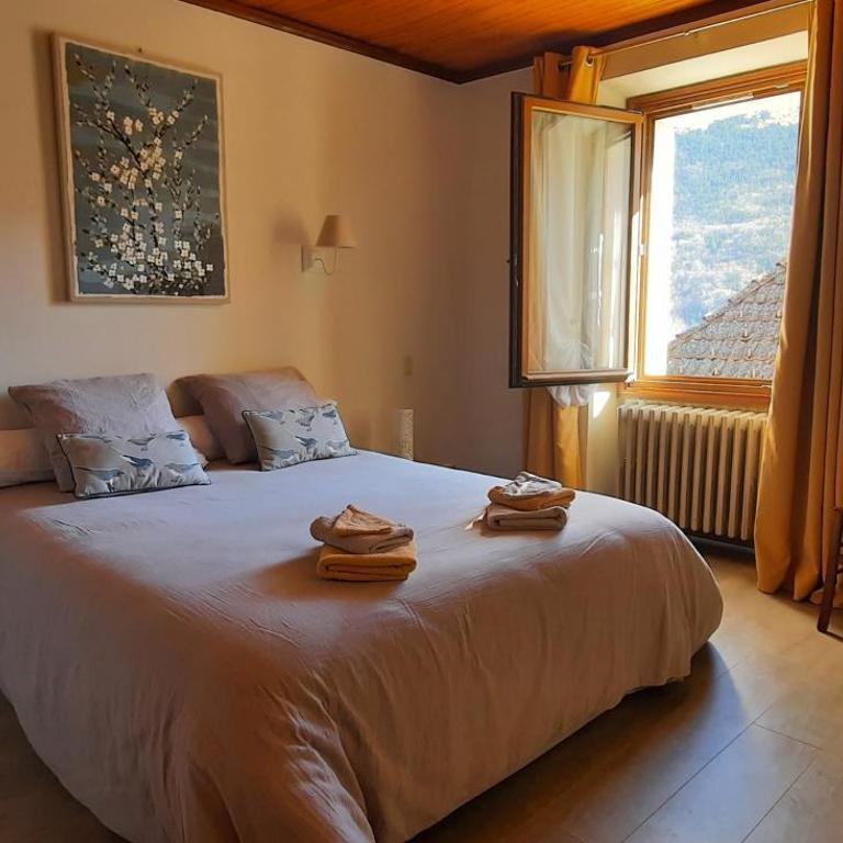 Les Vagabonds du Mont - Chambre Lit King-Size - Vue sur Montagne - 8