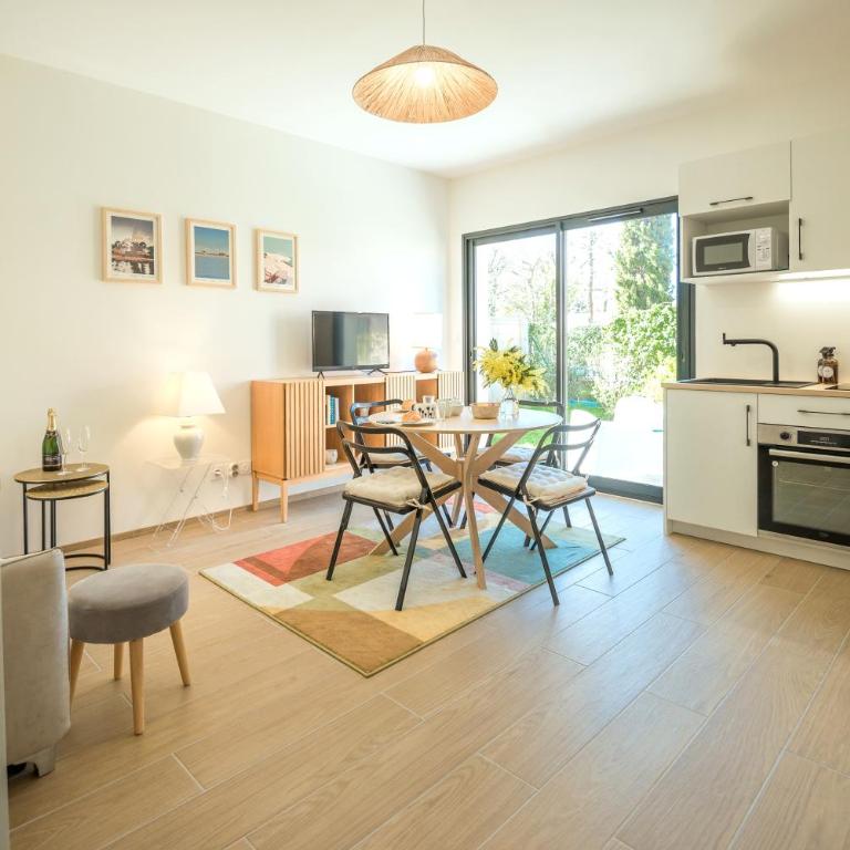 Escapade à 2 Bassin Arcachon - jardin - WiFI - Appartement 1 Chambre - 5