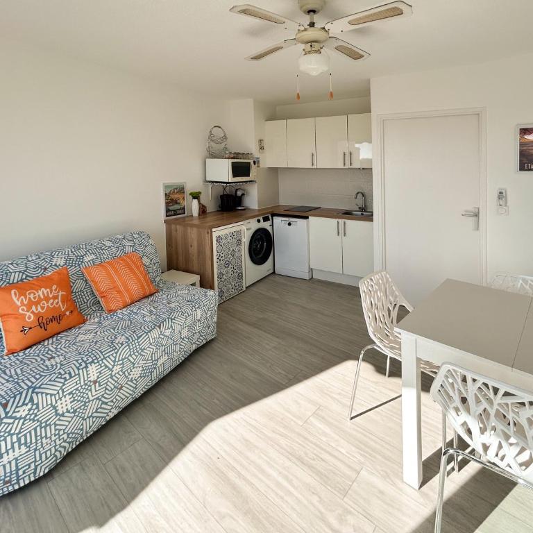 Pacific - studio avec terrasse parking et clim - Appartamento con 1 Camera da Letto - 8