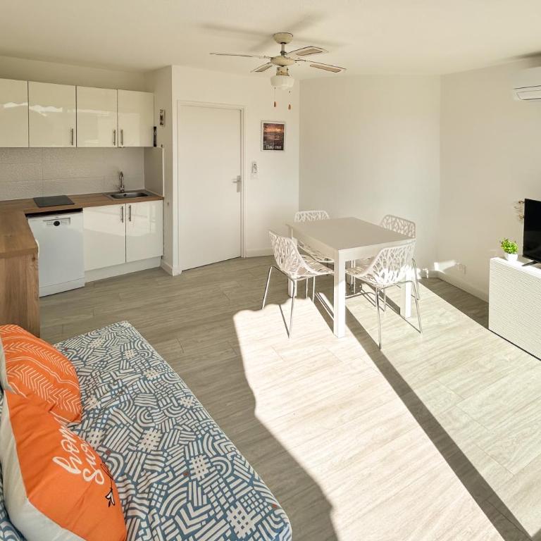 Pacific - studio avec terrasse parking et clim - Appartamento con 1 Camera da Letto - 7